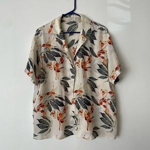 Floral Silk ‘Babaton’ Blouse